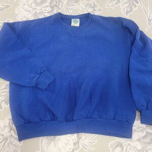 Duofold Vintage Oversize Blue Sweatshirt Size Small EUC